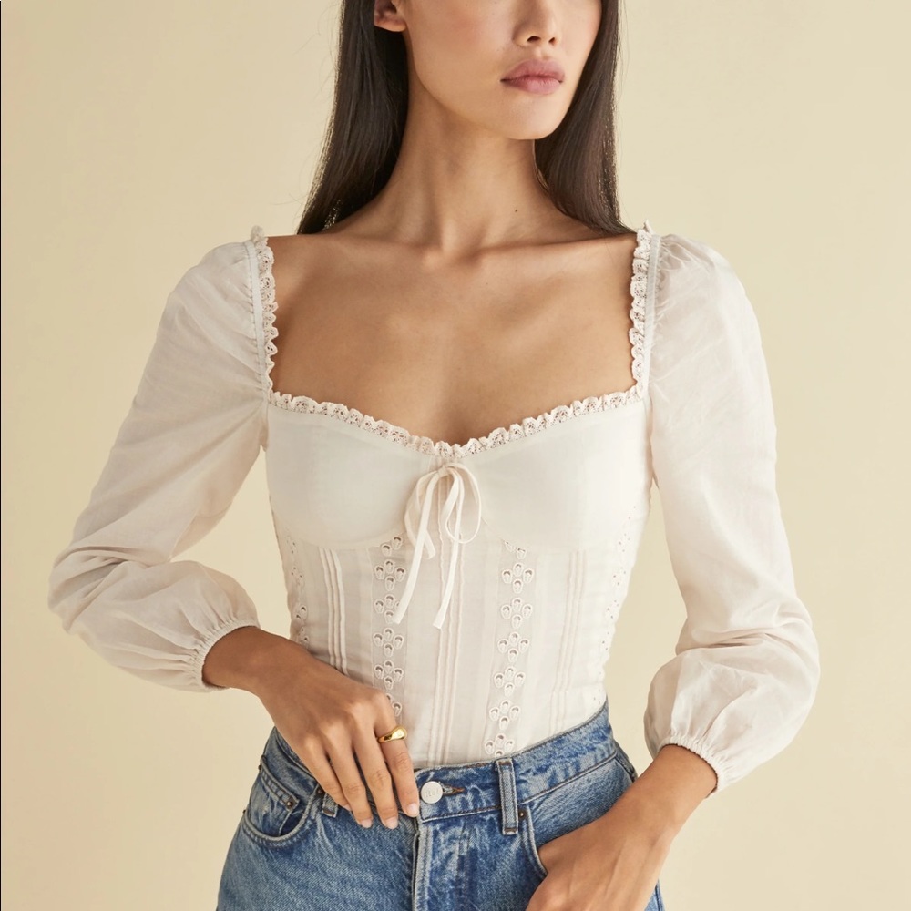 Reformation Isadora Top Size 6